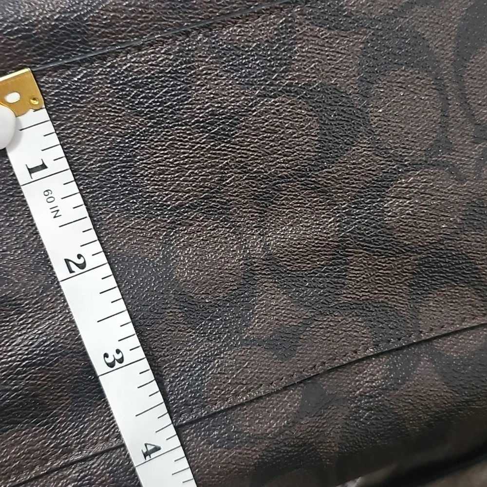 Coach Signature Coated Canvas Leather Ava Tote